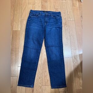 Banana Republic Dark Blue Straight Ankle Jeans